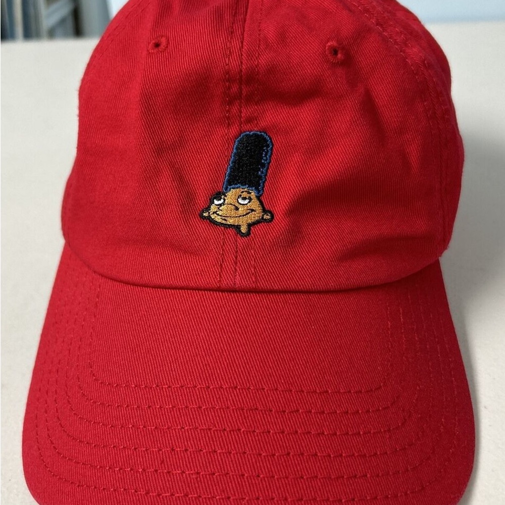 Hey Arnold Gerald #33 Red Adjustable Baseball Hat 2018 Viacom Nickelodeon